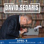 David Sedaris 2023 NYT best selling author and humorist for a night in Raleigh