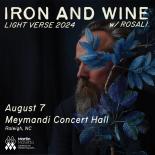 rosali iron and wine 2024 dark tour artwork